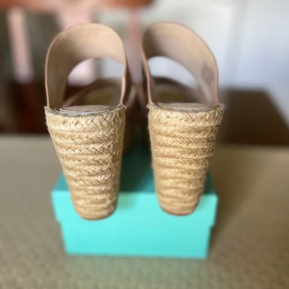 Kenneth Cole New York Olivia X Band Wedge Sz 7.5 - Picture 4 of 16